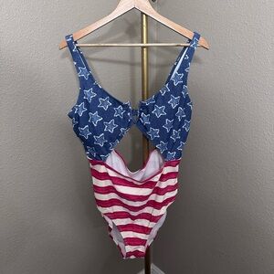 True Craft American Flag One-Piece Swimsuit